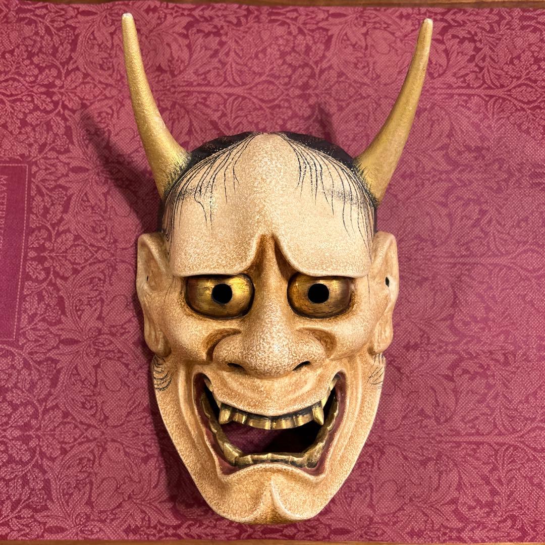 能面 般若 木彫り - メルカリ