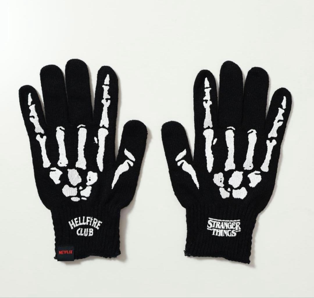 ストレンジャーシングス】HELLFIRE CLUB 手袋 - メルカリ