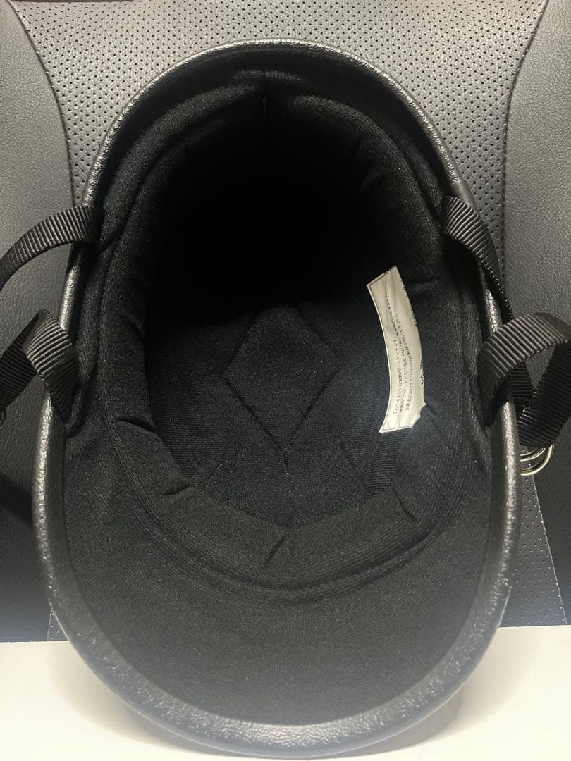 イージーライダース ヘルメット【9862-BK】ギャングスター ダブルストラップ