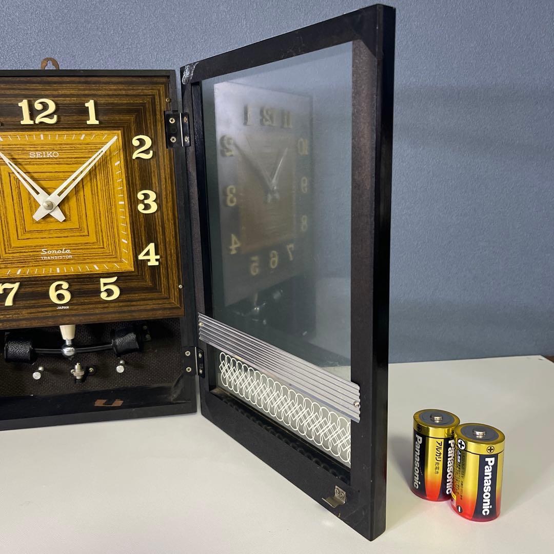 【美品　セイコー 】ソノーラ振り子時計