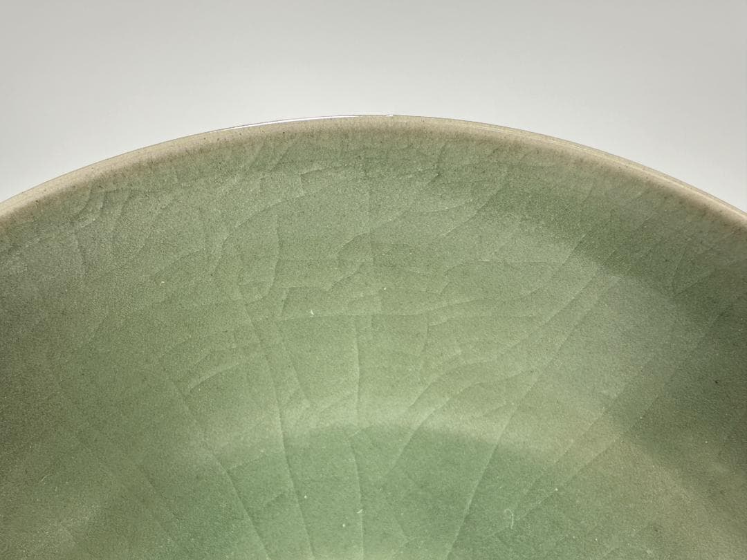 中国美術　龍泉窯　青磁　蓮弁碗　茶碗　唐物　古物　時代物