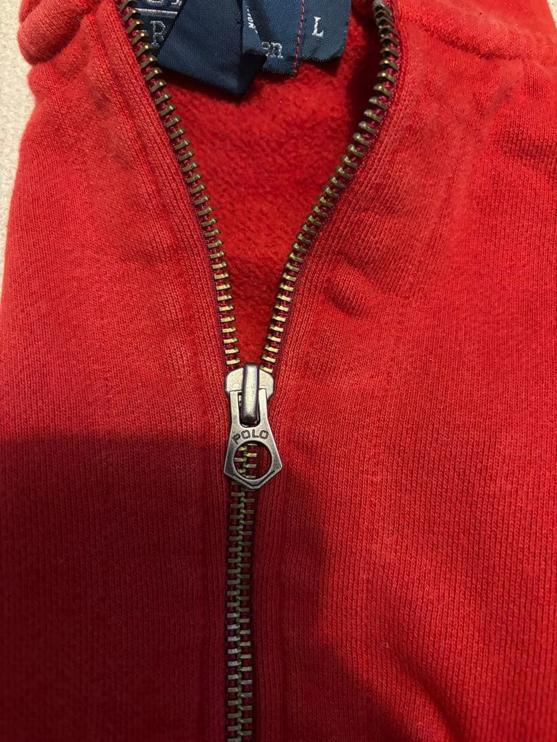 Polo by Ralph Lauren フルジップパーカー M レッド
