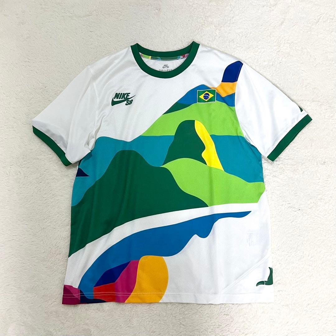 美品 NIKE SB 東京オリンピック スケボー ブラジル代表ユニフォーム XL
