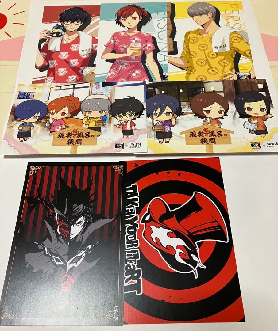 ペルソナ5 他 ポスカ、コースター類
