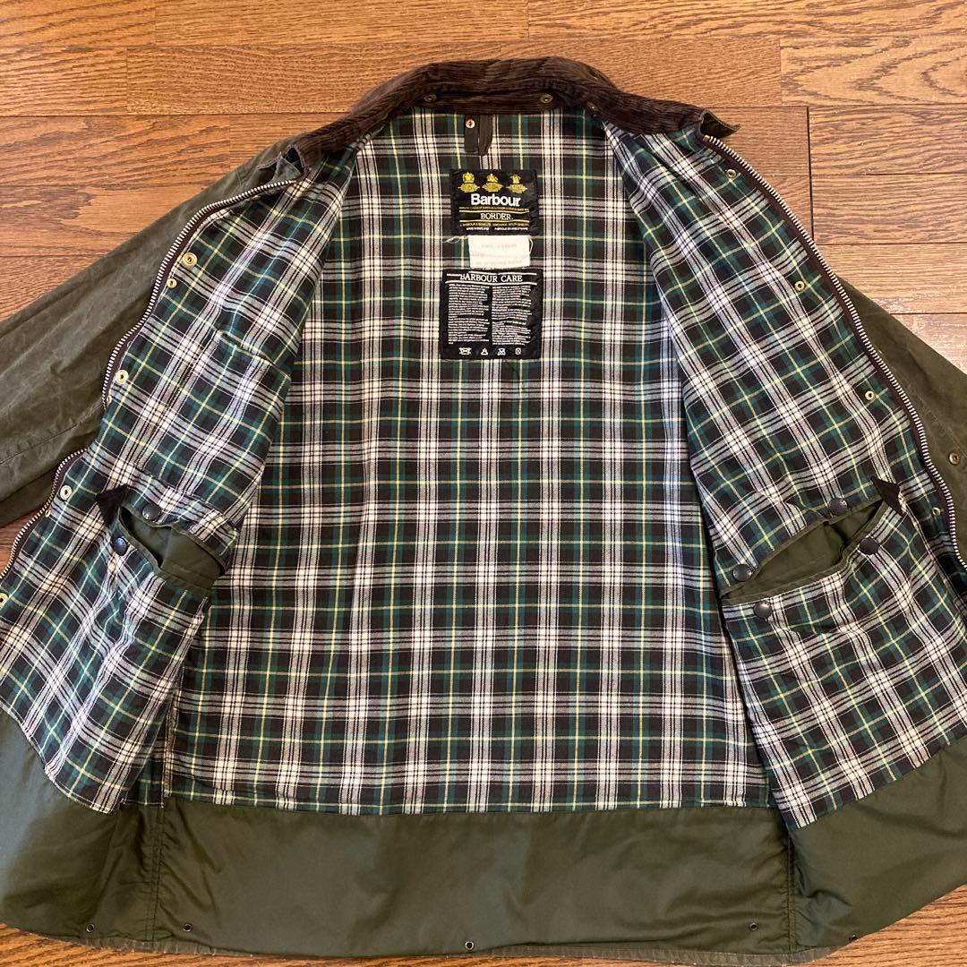 Barbourバブアー　BORDER ボーダー ワックスジャケット