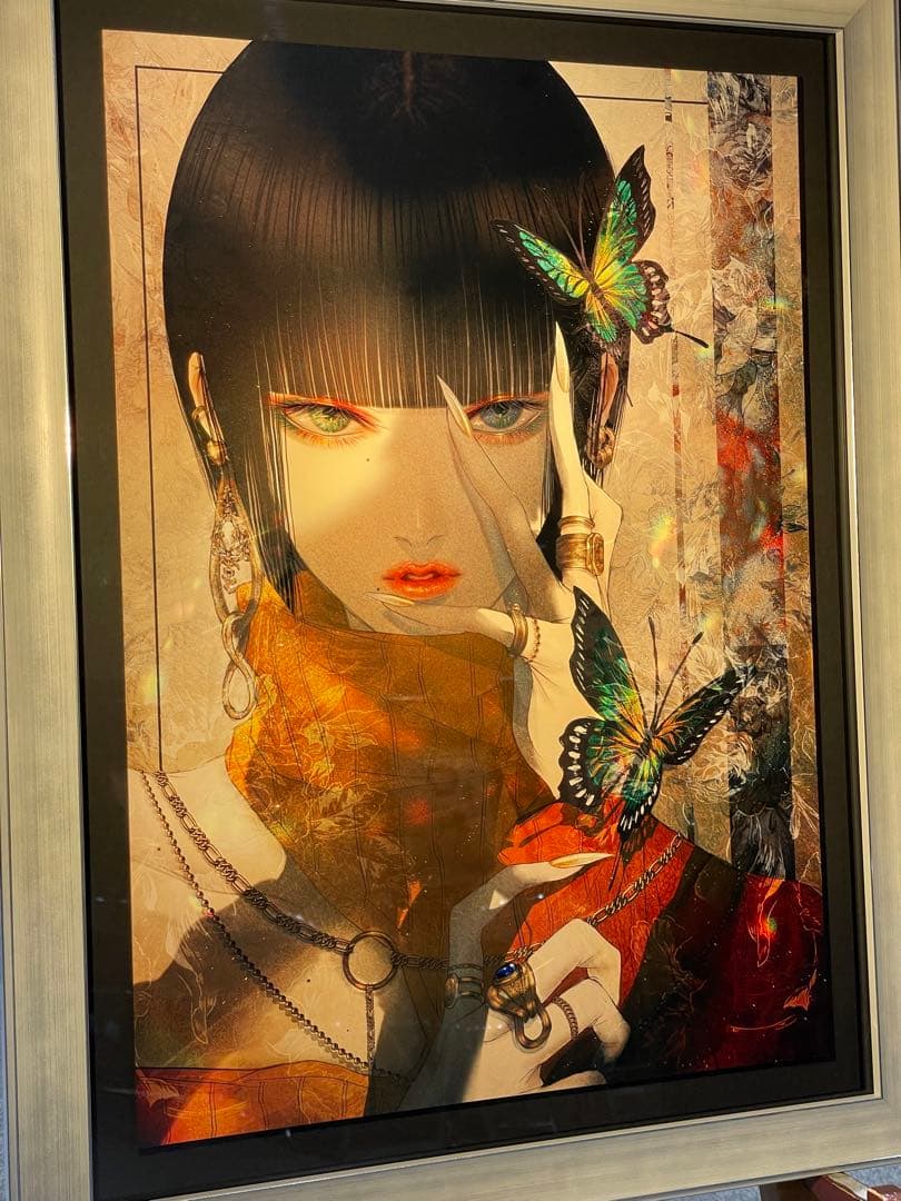 皐月恵 版画 スワローテイルバタフライSWALLOWTAIL BUTTERFLY