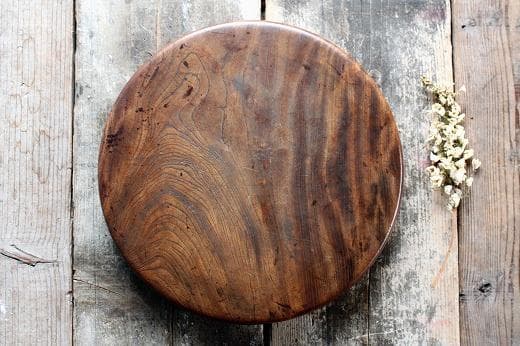 品番 z-0664 欅丸盆 大 お盆 茶道具 古民家 カフェ - メルカリ