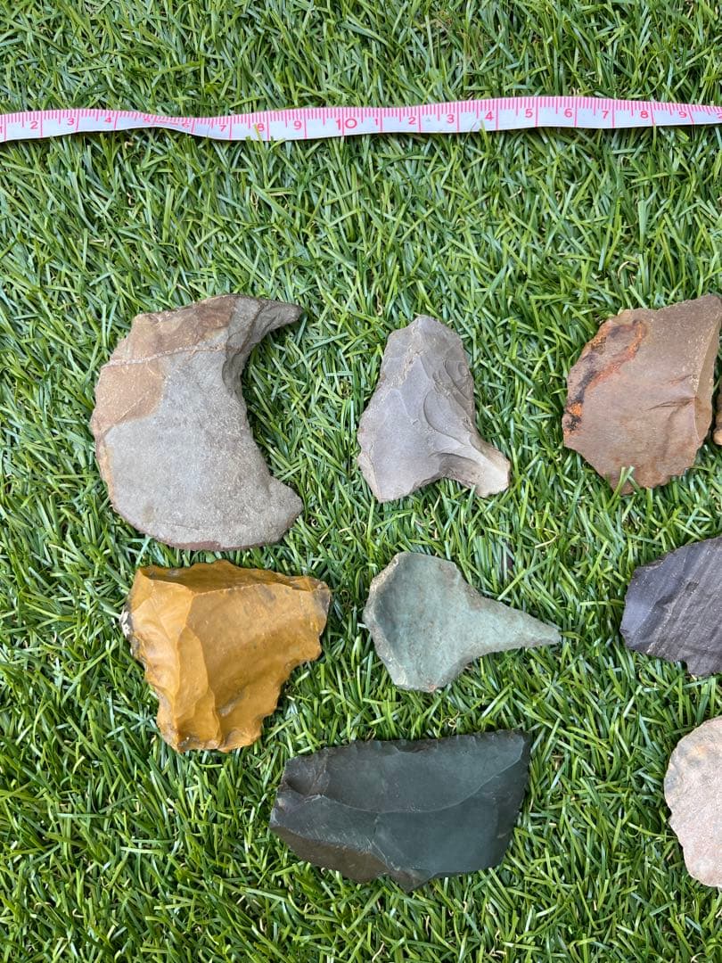 矢尻 鏃 やじり 縄文石器 弥生時代 破片 新潟県 長者屋敷遺跡 中貝遺跡