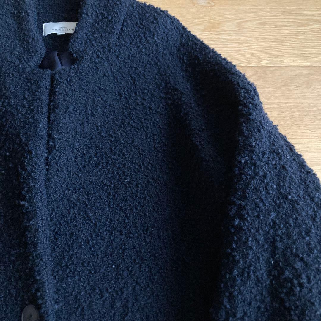 STUDIO NICHOLSON ネイビー チェスターコート サイズ1