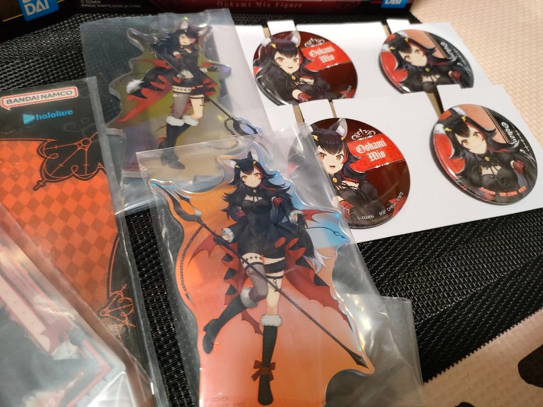 一番くじ ホロライブ フィギュア アクリルボード 大神ミオ 角巻わため