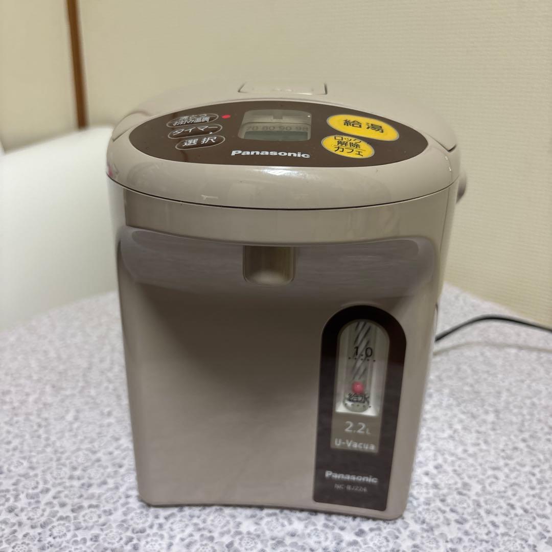 Panasonic 電気ポット NC-BJ224 22年製2.2L Panasonic 電気ポット NC-BJ224 22年製2.2L Panasonic 電気ポット NC