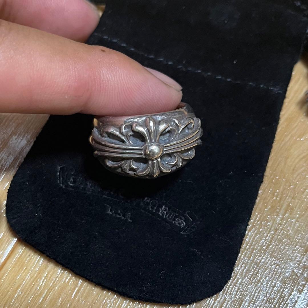 フローラルクロスリング17号 クロムハーツ RING 17号ベビー クラシック