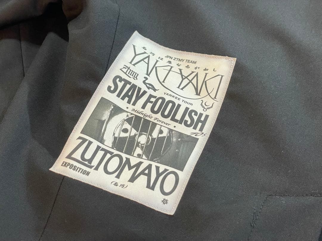 ずとまよ zutomayo STAY FOOLISH Jacket BLACK - メルカリ