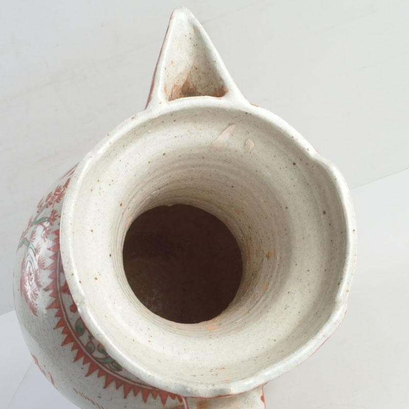 中国 赤絵 神獣花草文 執壷 水注瓶 C 9242A