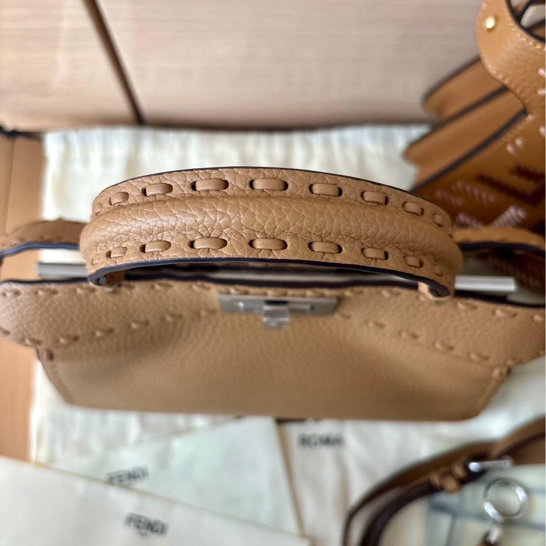 新品 フェンディ ISeeU セレリア ピーカブー スモール ブラウン