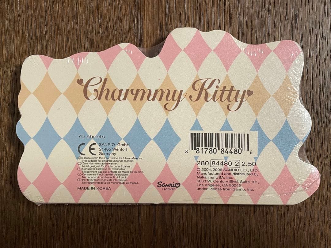 サンリオ♡チャーミーキティ&ハニーキュート海外限定 ダイカットメモ