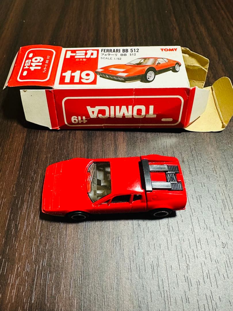 トミカ フェラーリ BB512 赤箱 日本製 - メルカリ