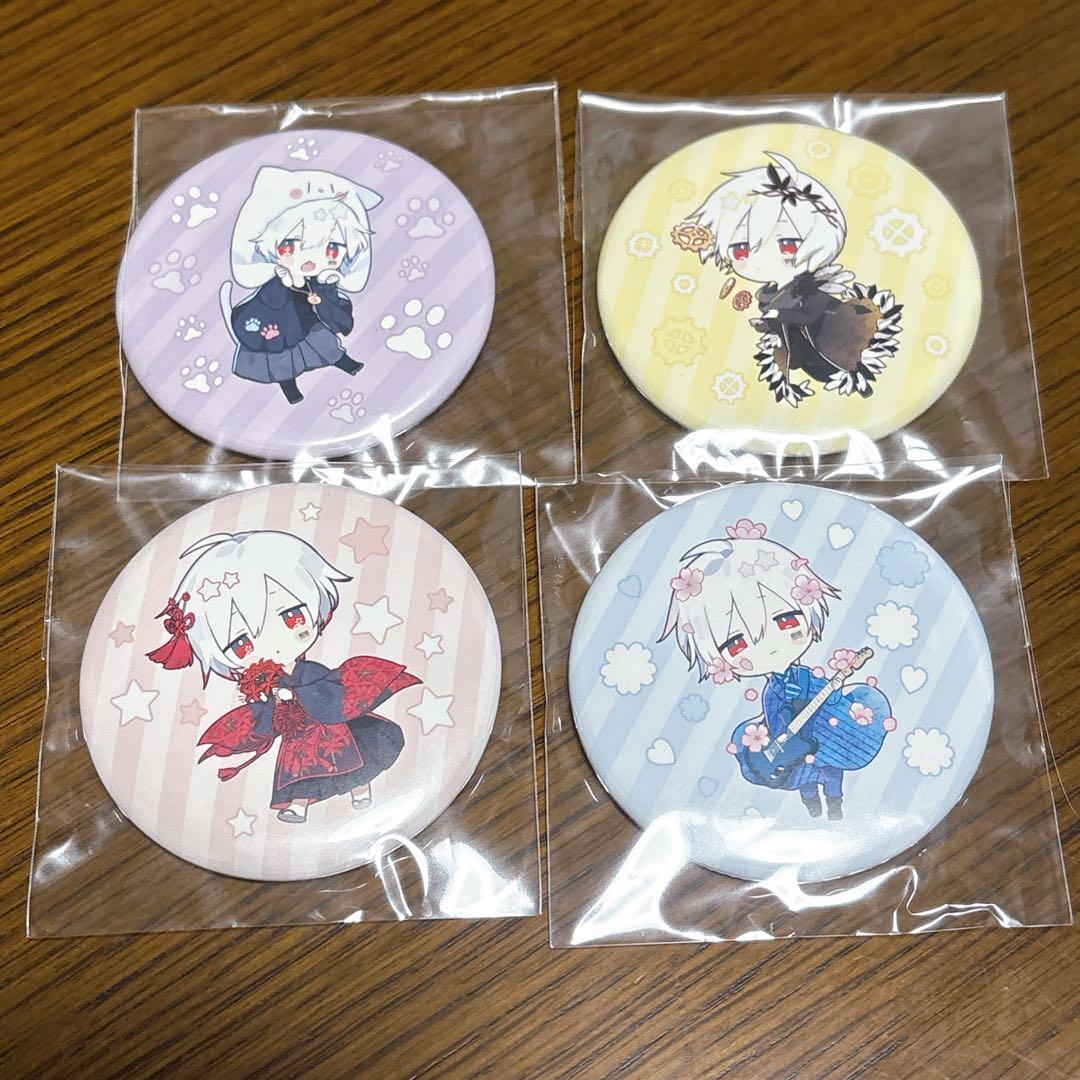 まふまふ缶バッジ 4個セット - メルカリ