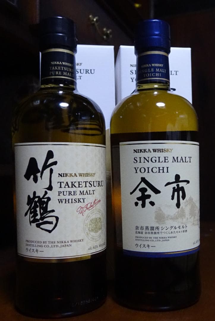 知多700ml×1本宮城峡700ml×1本竹鶴700ml×4本セット