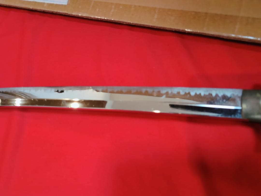 模造刀 拵 日本刀 刀装具 模擬刀 73.5cm 乱れ刃 龍虎 関 美濃