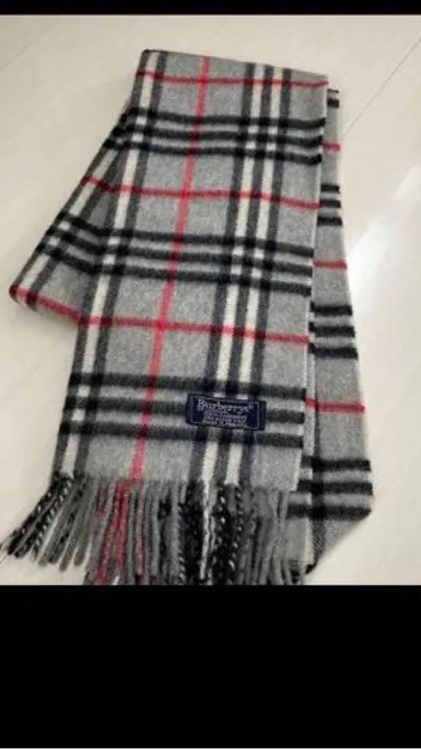 バーバリーBURBERRY マフラーノバチェックカシミヤBurberrys