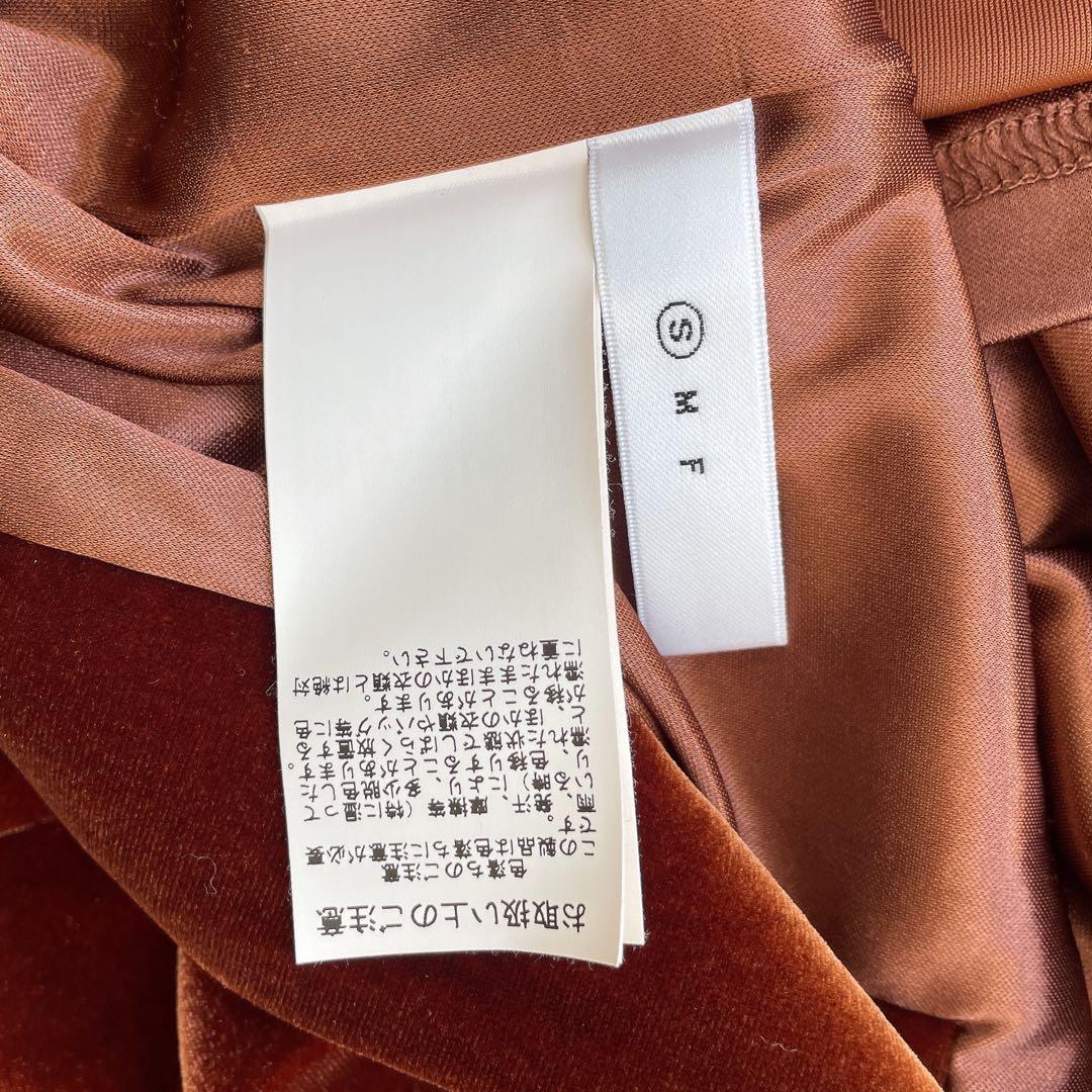 《Na♡》アメリ　2way CURVE VELOURS DRESS