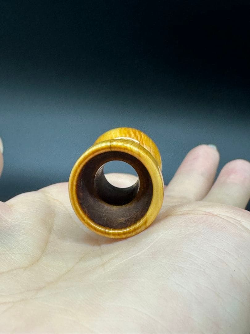 江戸時代 根付 太鼓形 蓋置 天然材質 骨董古美術