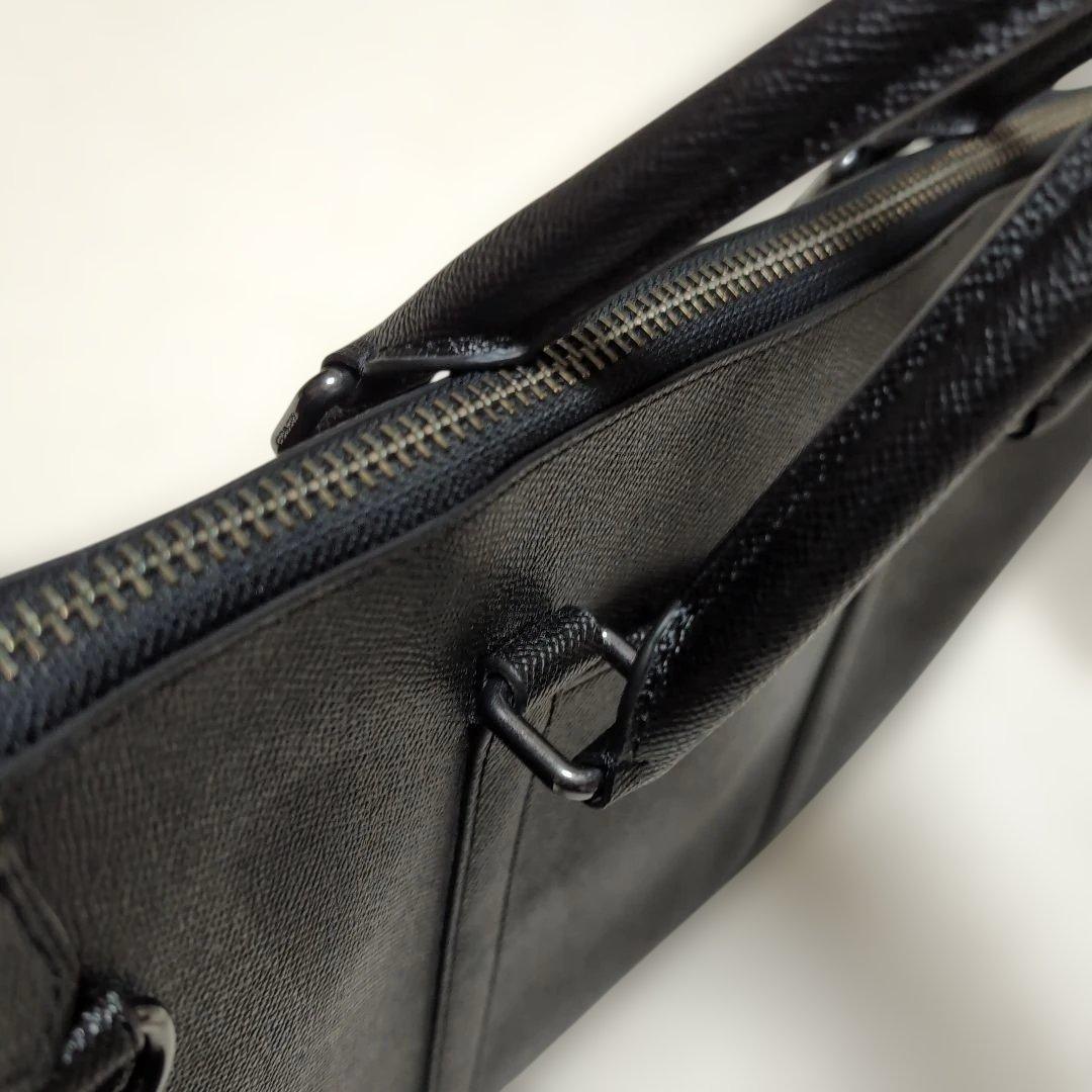 ✧訳あり【コーチ】ビジネスバッグ　ブリーフケース黒