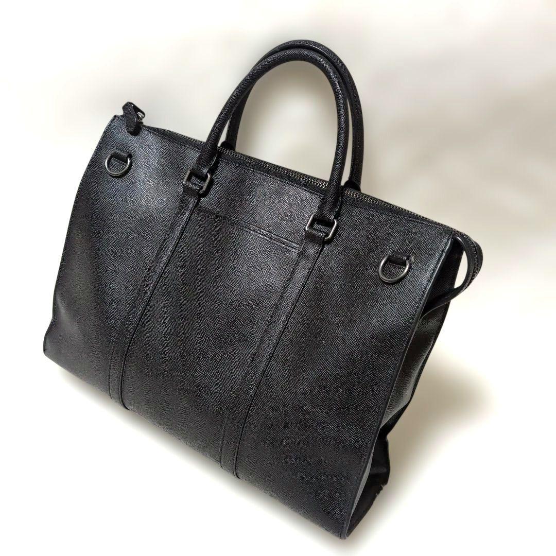 ✧訳あり【コーチ】ビジネスバッグ　ブリーフケース黒