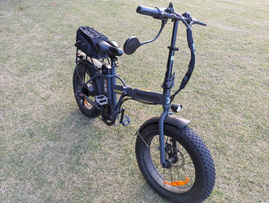 電動アシスト自転車 500W 20インチ折りたたみ 予備バッテリー付