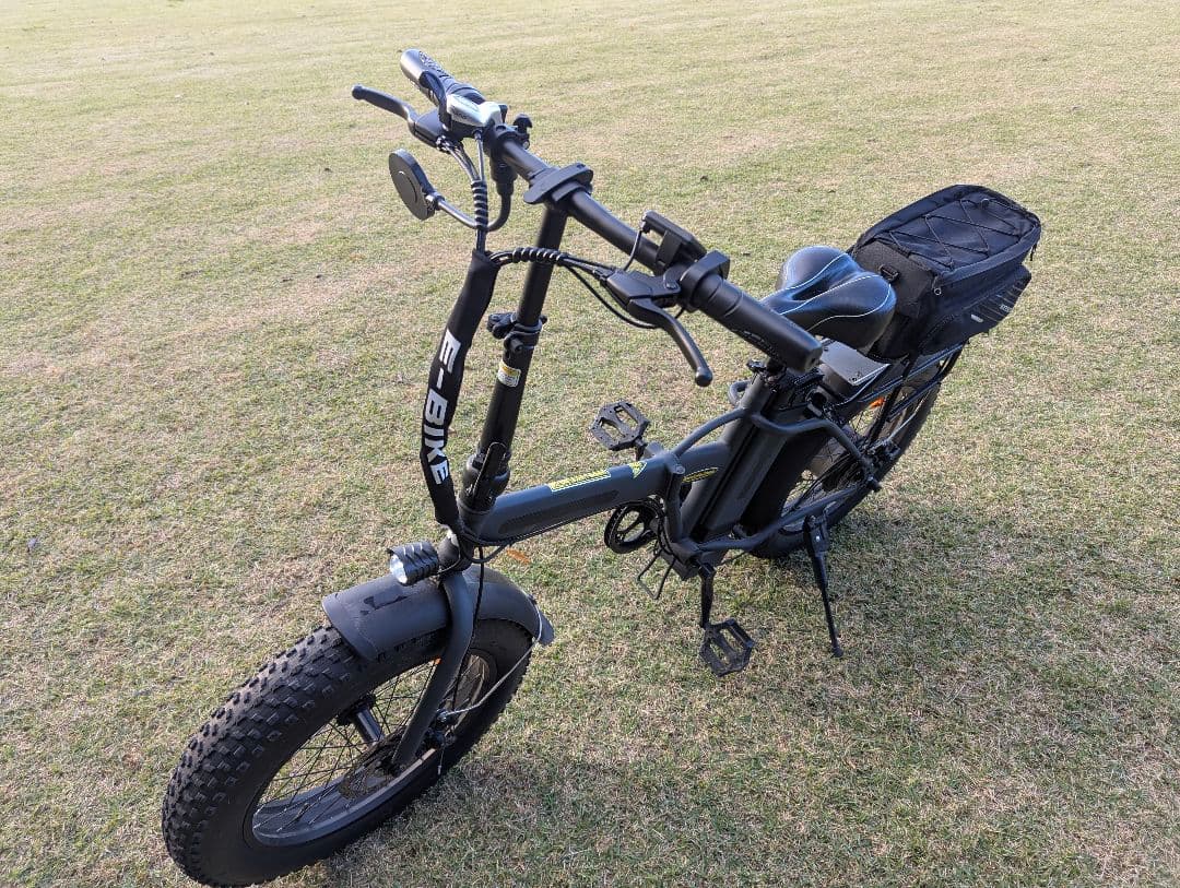 電動アシスト自転車 500W 20インチ折りたたみ 予備バッテリー付