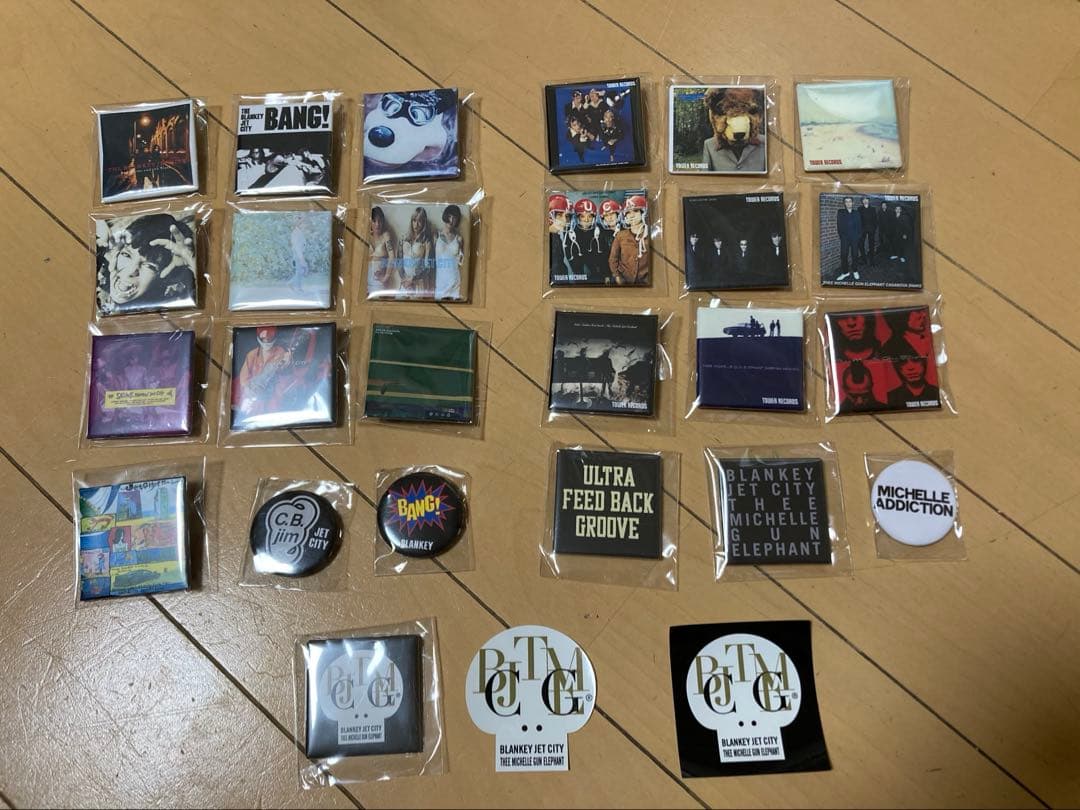 ミッシェルガンエレファント ブランキージェットシティ 缶バッチセット ブランキージェットシティ ミッシェルガンエレファント 缶バッジ