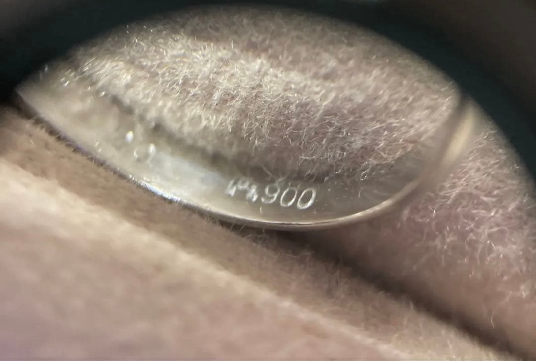 美しいサファイアリング　プラチナ　pt900