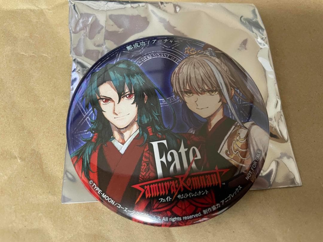東京ゲームショウ Fate サムライレムナント アーチャー缶バッジ