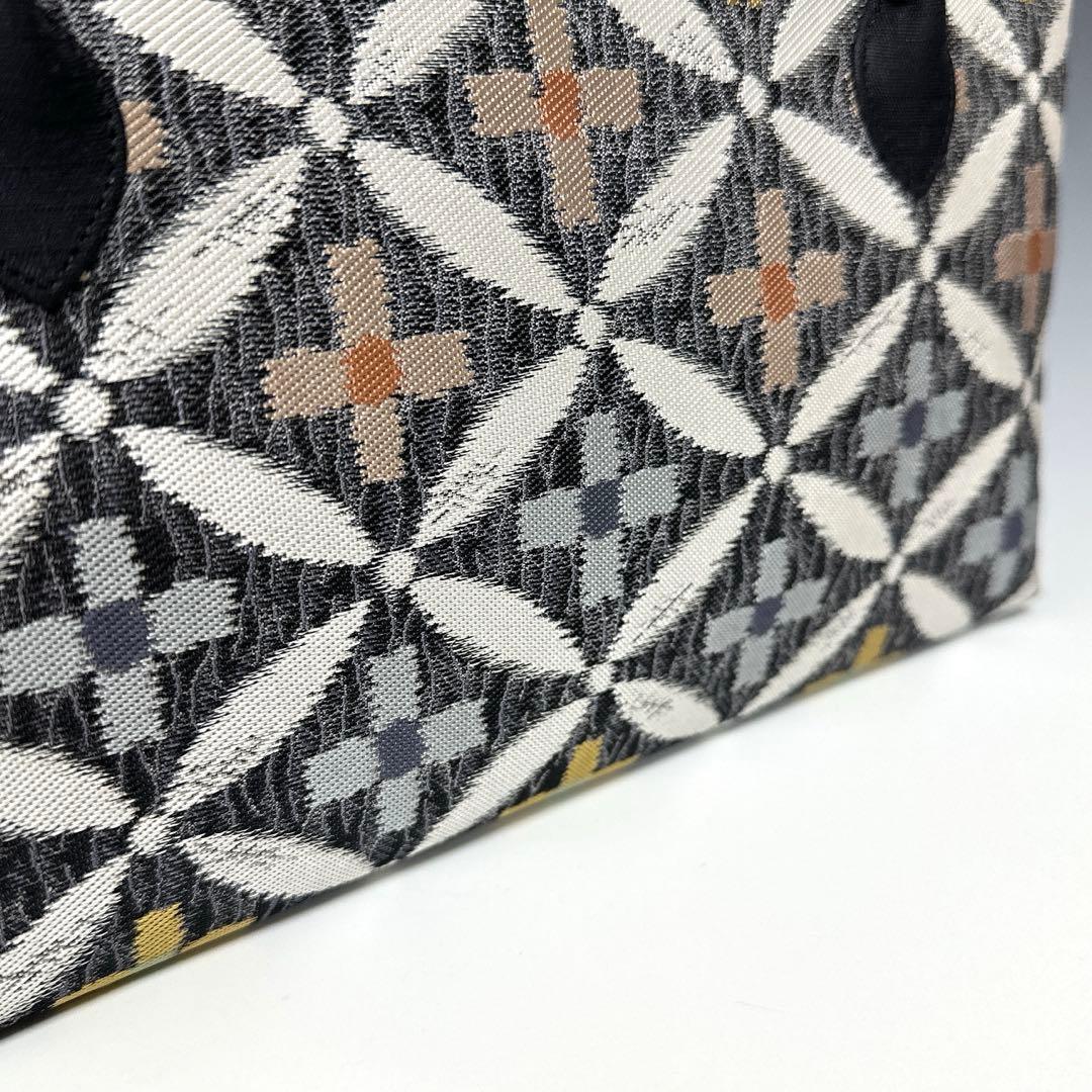 新品未使用 ！！特別セール！！京都 西陣 正絹 帯使用 利休バッグ　25032