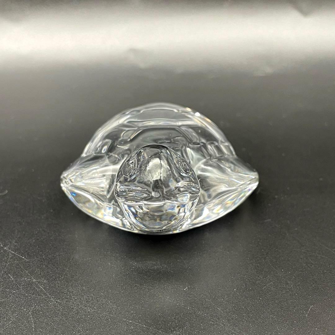 HOYA CRYSTAL カメのペーパーウェイト 亀 ガラス 置物 - メルカリ