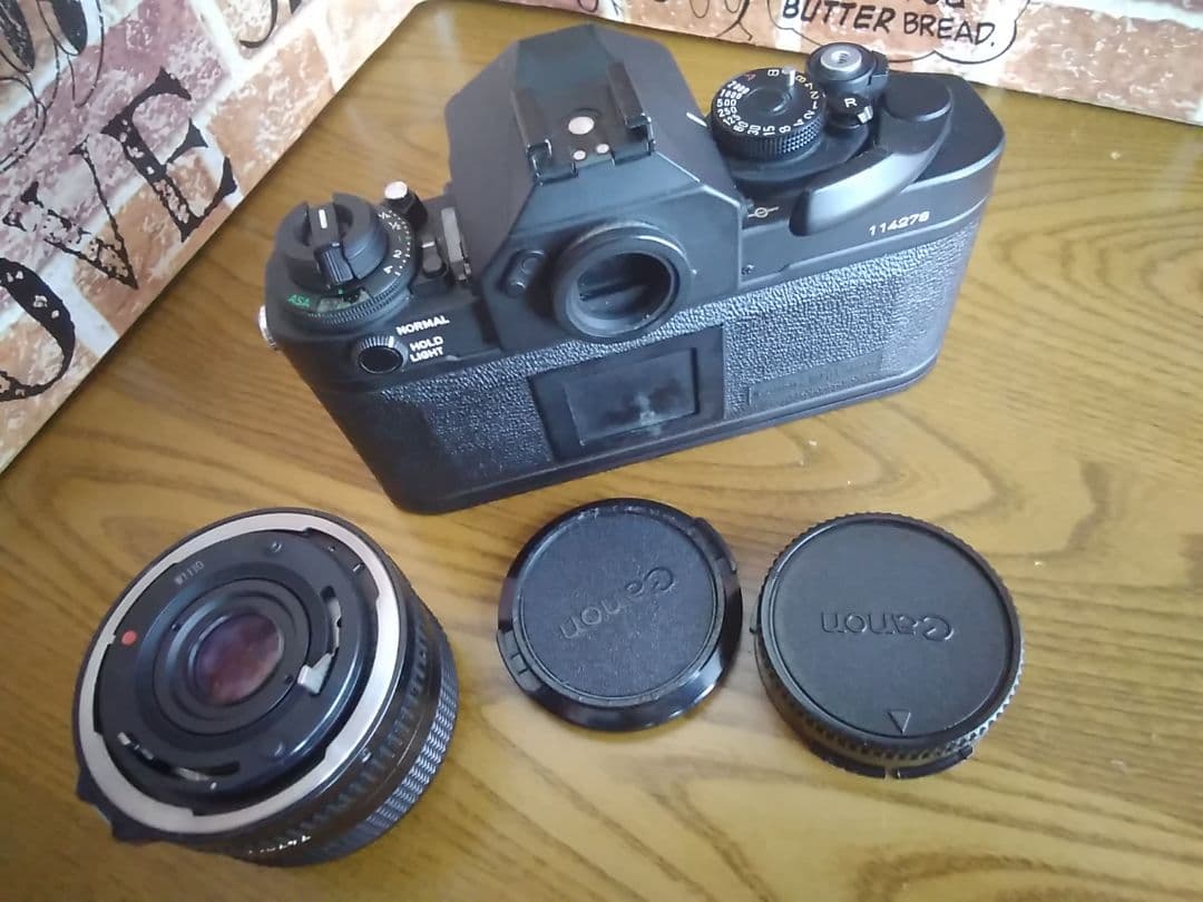 キヤノンnew F-1+ FD28mm 1:2.8 マニュアルフォーカス一眼レフ