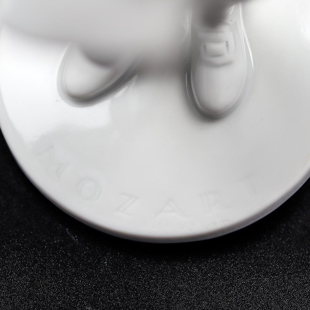 AUGARTEN ホワイトポーセリン モーツァルト 23cm 置物 ケース付