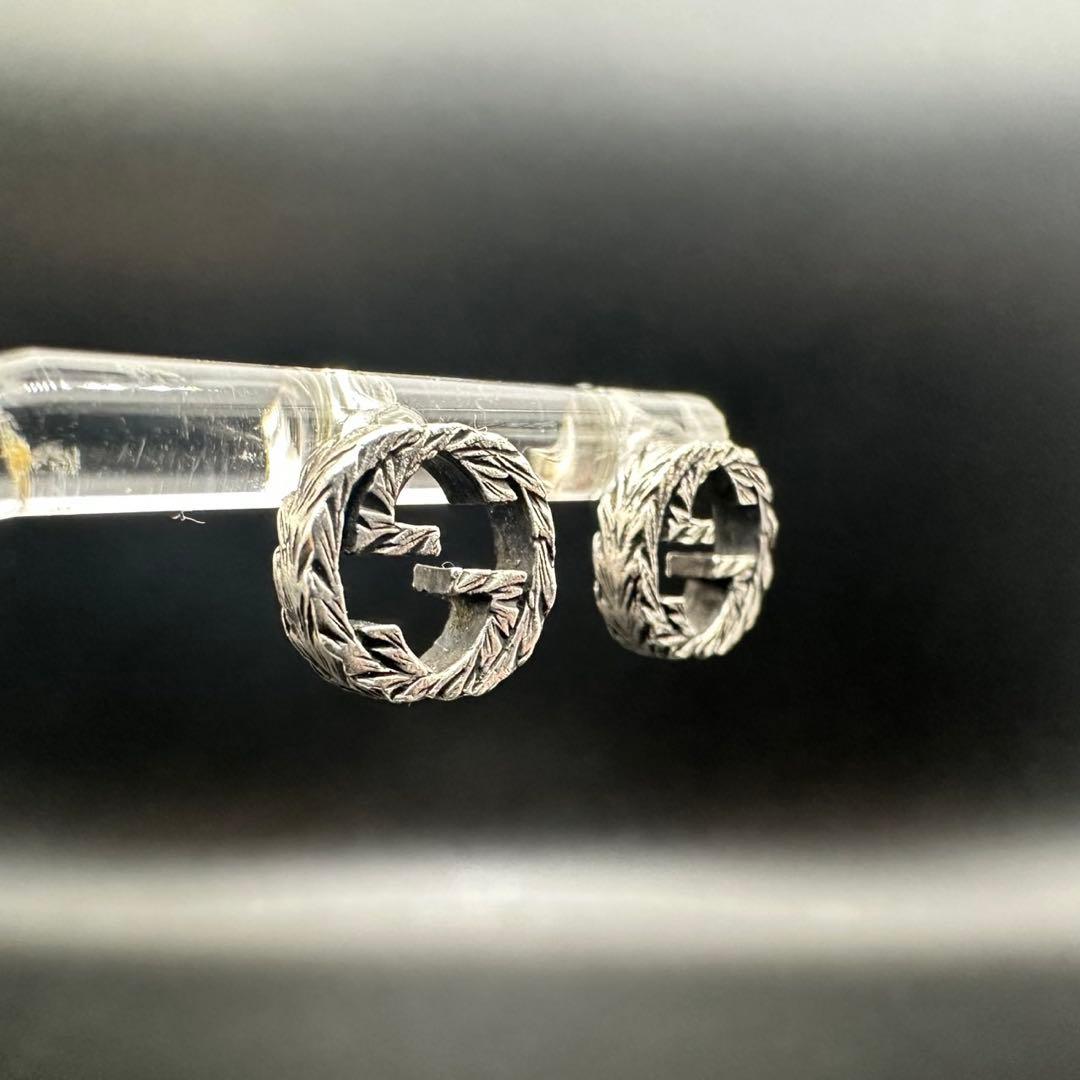 極美品✨ GUCCI グッチ ピアス アラベスク インターロッキング 1670