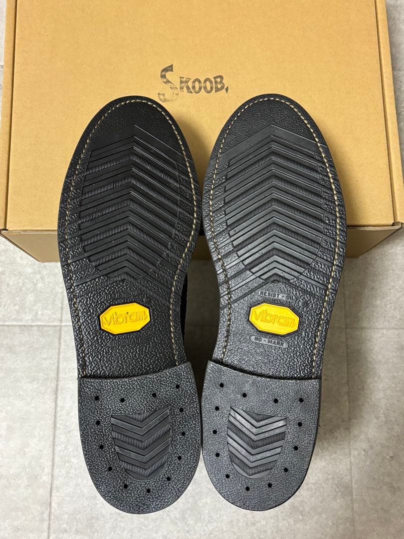 【新品】SKOOB SKB-005 WHOLE MOCCASIN LACE-UP