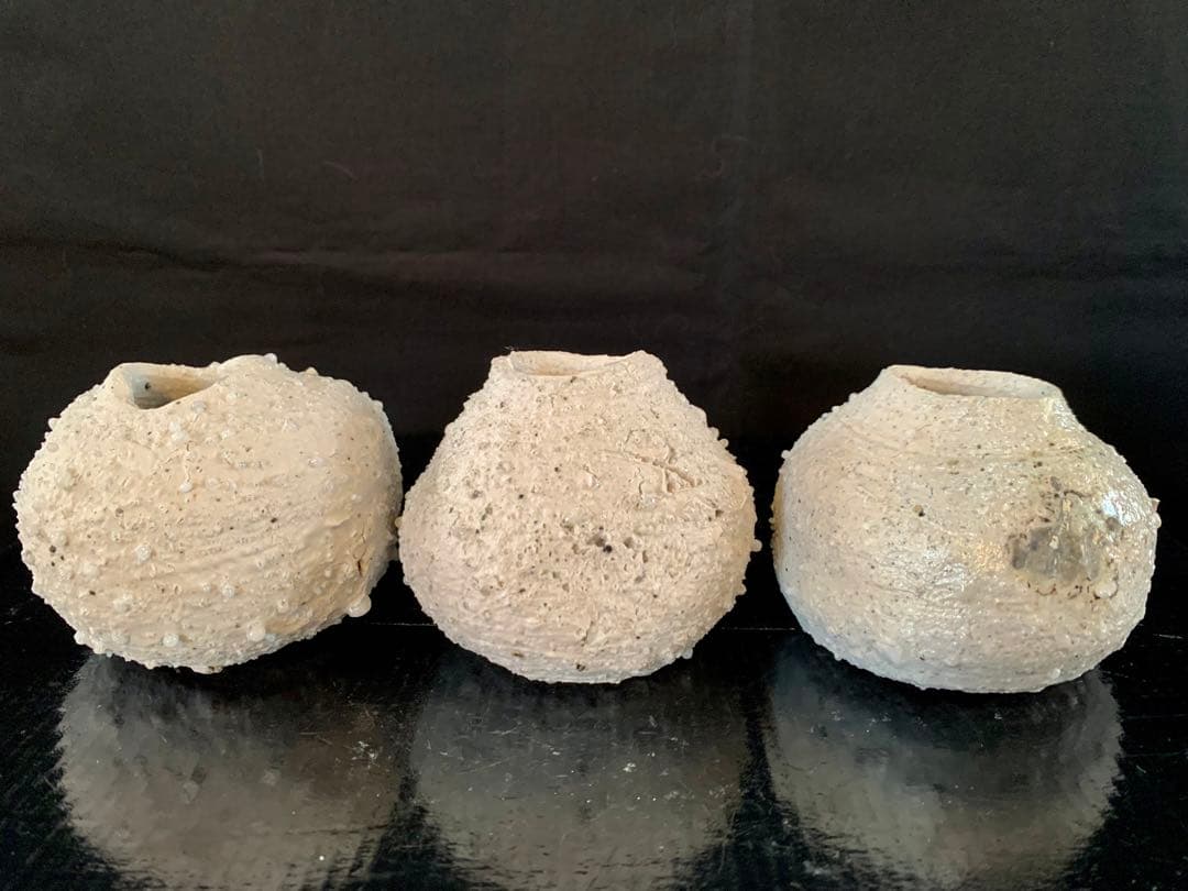 辻村史朗　白信楽小壺　B