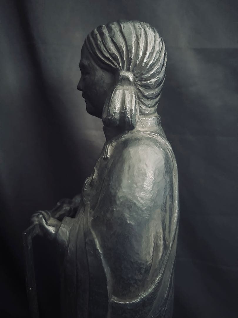 聖徳太子 銅製 像 高さ53cm 板坂辰治氏作/アンティーク - メルカリ