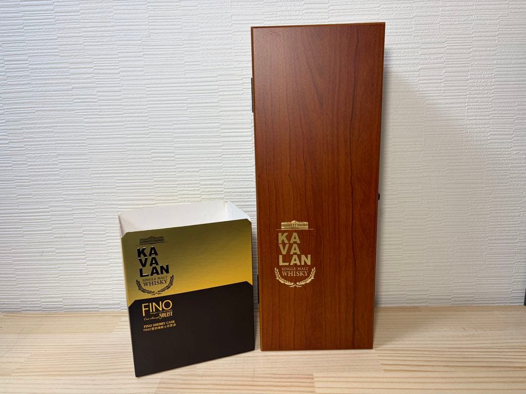 新品未開栓】KAVALAN FINO ウイスキー 700ml 木箱入り②