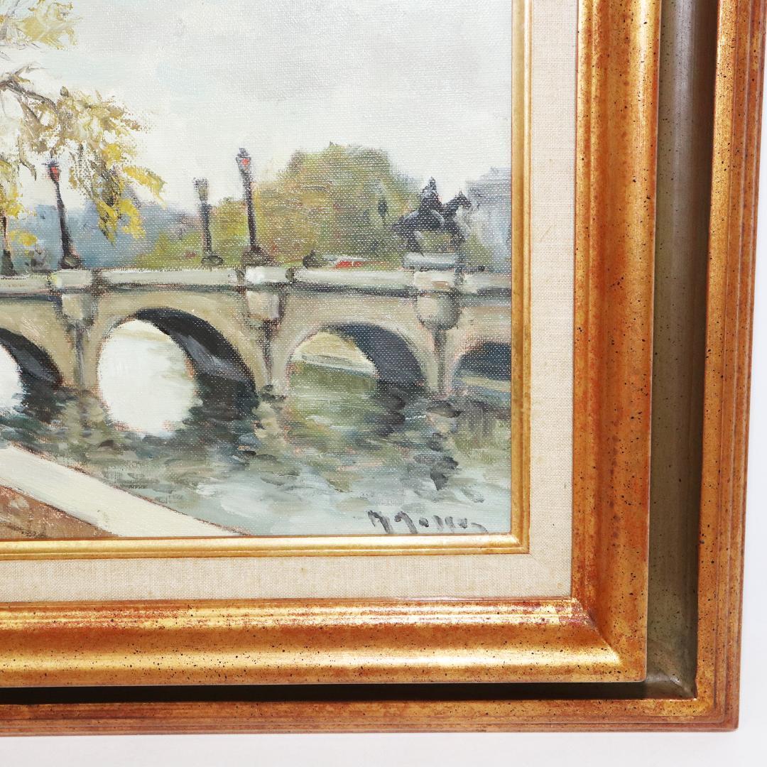 真作保証 5号 マルセル・マソン ポンヌフ パリの橋 F5