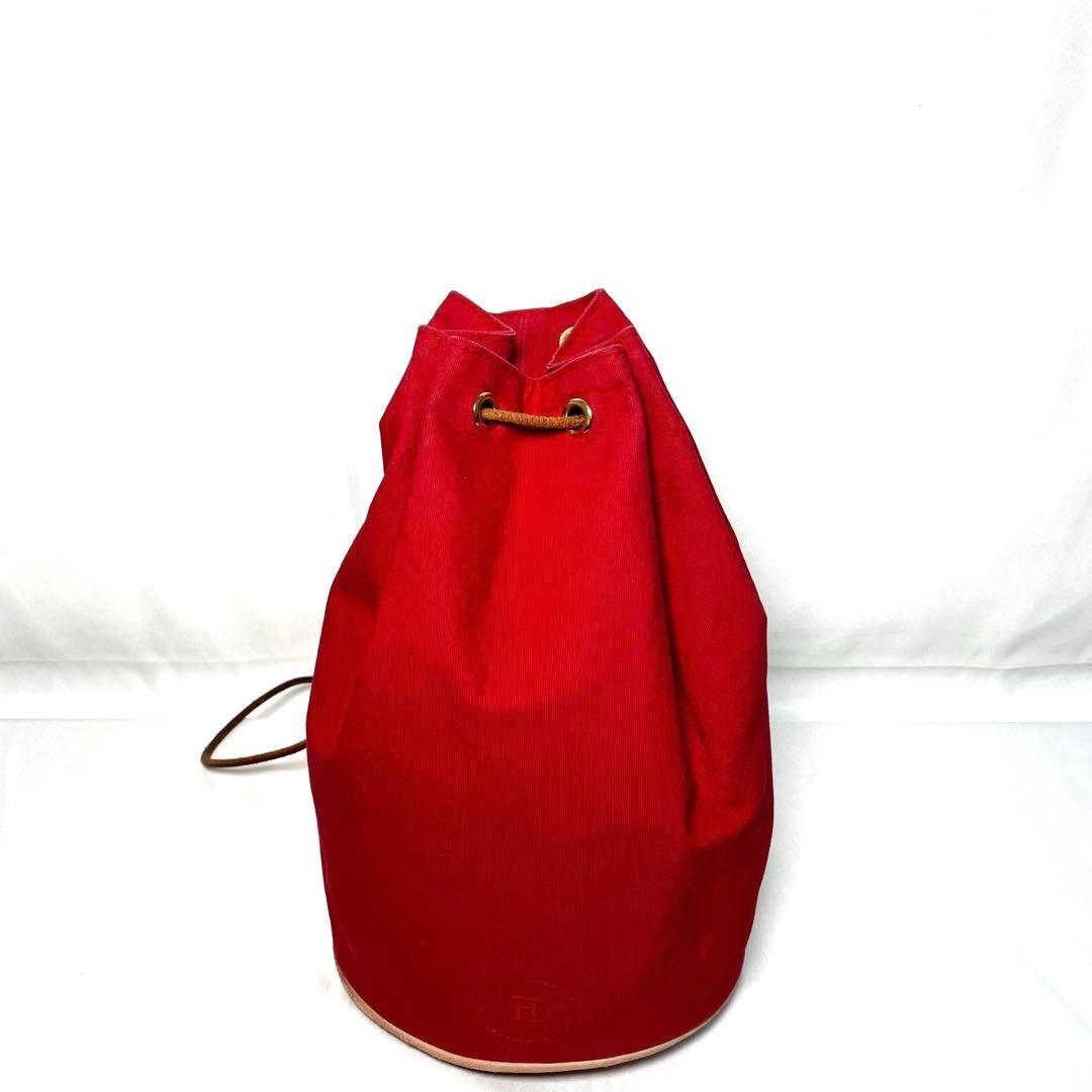 エルメス HERMES ポロションミミル PMバッグ レッド