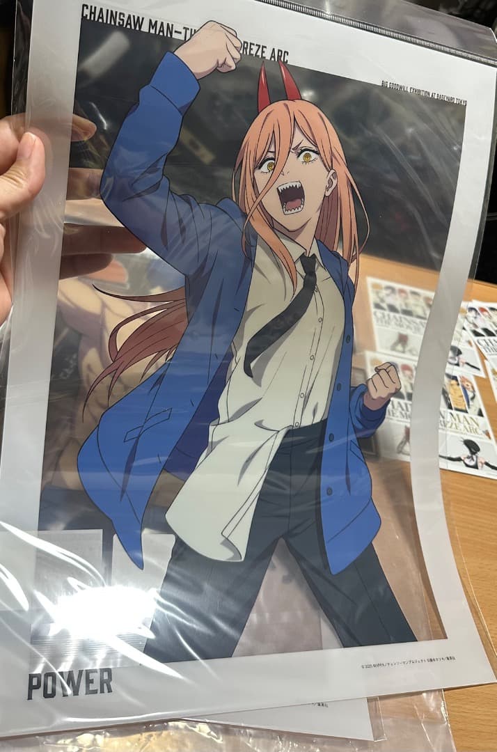 チェンソーマン ベースヤード A3 クリアポスター マキマ 3枚セット