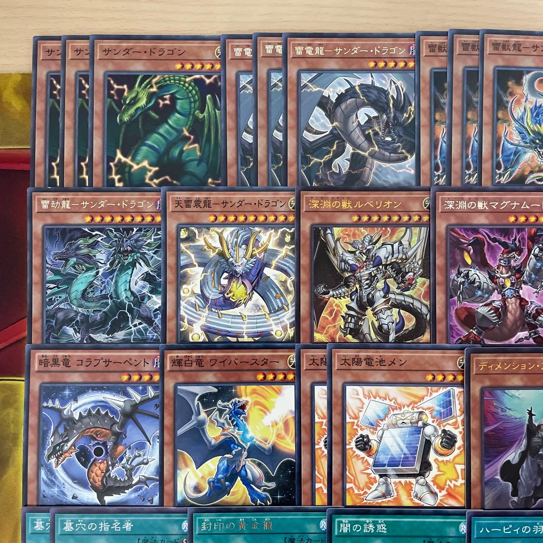 本格構築 深淵の獣サンダードラゴンデッキ 超雷龍 サンダードラゴン
