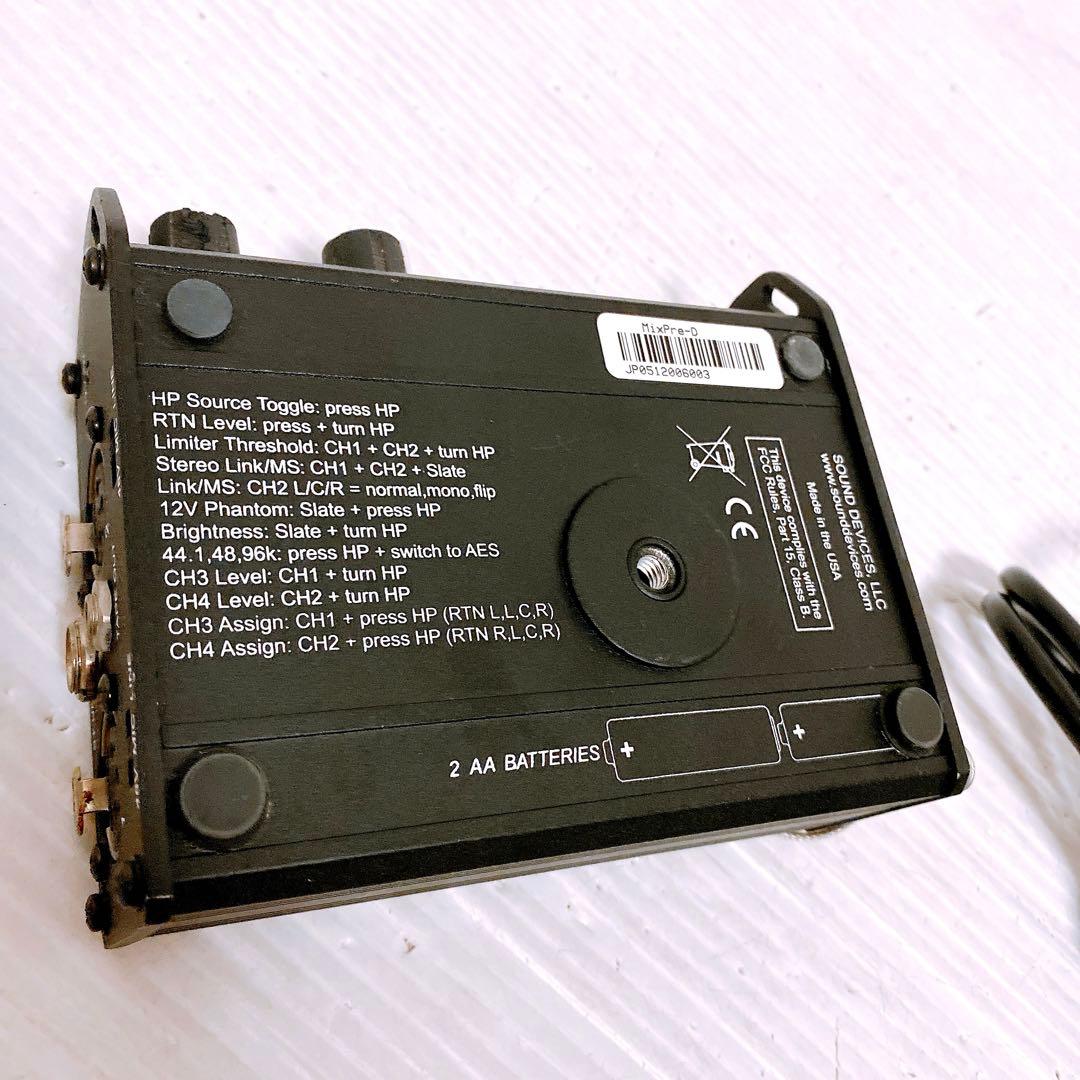 SOUND DEVICES MixPre-D マイクアンプ