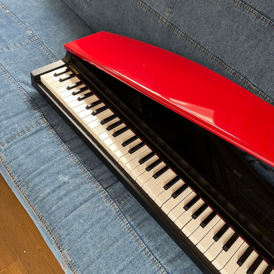 KORG MICROPIANO コルグ マイクロピアノ ミニ鍵盤61鍵 赤 - メルカリ