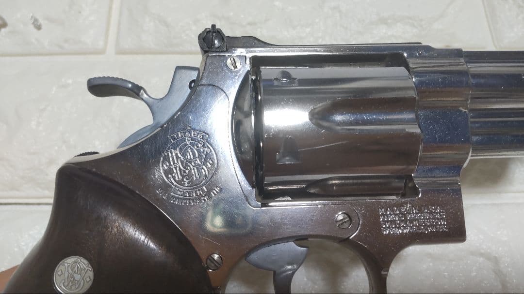 ❮神推し❗️❯マルシン 44マグナム ガスガン クロームメッキ Xカートかも